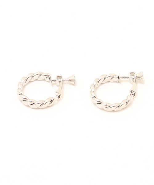 NOLLEY’S Sophi（ノーリーズソフィ）の「ツイストG型イヤリング（イヤリング・レディース・シルバー/ゴールド・FREE）」の3枚目の写真