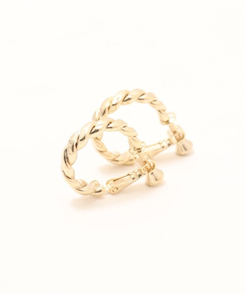 NOLLEY’S Sophi（ノーリーズソフィ）の「ツイストG型イヤリング（イヤリング・レディース・シルバー/ゴールド・FREE）」の12枚目の写真