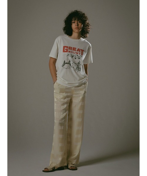 enchainement(アンシェヌマン)の「シャドーチェックパンツ(その他パンツ・レディース・ブラック/クリーム・1/2)」の20枚目の写真