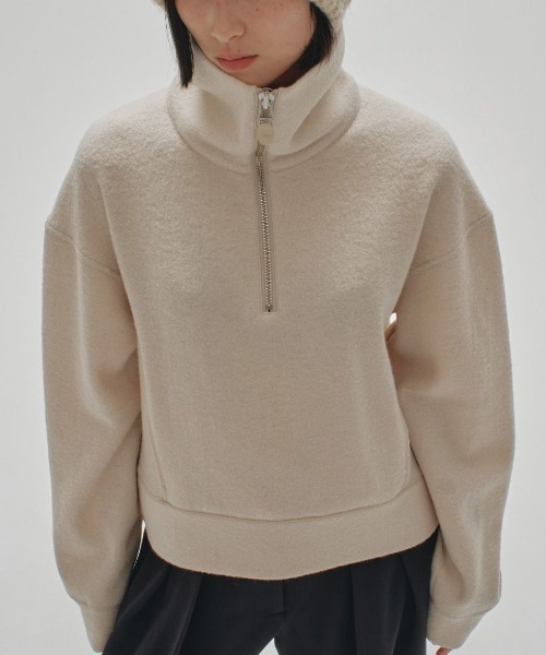 TODAYFUL 】Halfzip Wool Pullover ハーフジップ