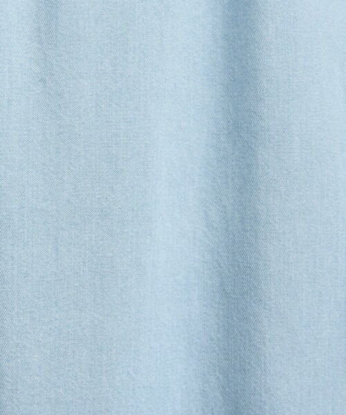 coen（コーエン）の「ライトデニムシャーリングワイドパンツ（デニムパンツ・レディース・コバルトブルー/ライトブルー・M/L）」の22枚目の写真