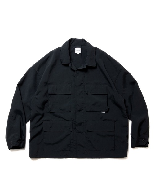 COOTIE PRODUCTIONS(クーティープロダクションズ)の「Polyester Canvas BDU Jacket(ミリタリージャケット・メンズ・ベージュ系その他/ブラック・X-LARGE/LARGE/SMALL/MEDIUM)」の2枚目の写真