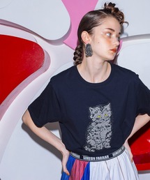 SIMEON FARRAR / CAT PATCH T-shirt　＠
