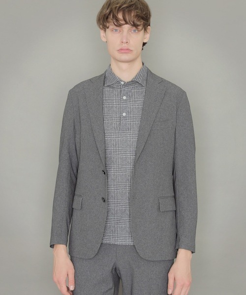 MACKINTOSH LONDON(マッキントッシュ ロンドン)の「【BREASY JACKET】ドットエアープライムフレックスセットアップジャケット(テーラードジャケット・メンズ・グレー系その他2・38/40)」の1枚目の写真