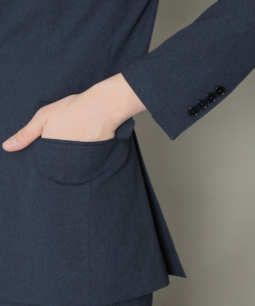 MACKINTOSH LONDON(マッキントッシュ ロンドン)の「【BREASY JACKET】ドットエアープライムフレックスセットアップジャケット(テーラードジャケット・メンズ・グレー系その他2・38/40)」の11枚目の写真