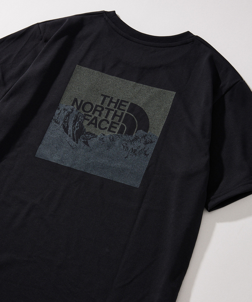 THE NORTH FACE(ザノースフェイス)の「THE NORTH FACE / S/S Square Mountain Logo NT32377(Tシャツ/カットソー・メンズ・ブラック/ホワイト/キャメル/コバルトブルー・MEDIUM/LARGE/X-LARGE)」の3枚目の写真