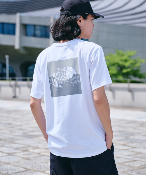 THE NORTH FACE(ザノースフェイス)の「THE NORTH FACE / S/S Square Mountain Logo NT32377(Tシャツ/カットソー・メンズ・ブラック/ホワイト/キャメル/コバルトブルー・MEDIUM/LARGE/X-LARGE)」の10枚目の写真