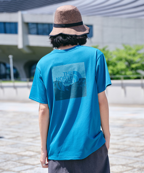 THE NORTH FACE(ザノースフェイス)の「THE NORTH FACE / S/S Square Mountain Logo NT32377(Tシャツ/カットソー・メンズ・ブラック/ホワイト/キャメル/コバルトブルー・MEDIUM/LARGE/X-LARGE)」の21枚目の写真