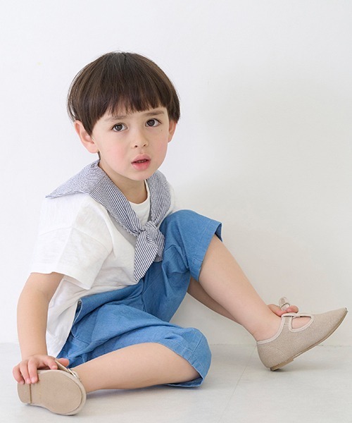 petit main（プティマイン）の「【接触冷感】セーラーTシャツ（Tシャツ/カットソー・キッズ・オフホワイト/ネイビー・80ｃｍ/130cm/120cm/110cm/100cm/90cm）」の16枚目の写真