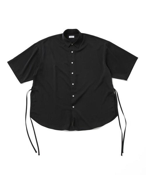 JUNRED(ジュンレッド)の「【 UNISEX 】スリットコードハーフスリーブシャツ(シャツ/ブラウス・メンズ・ホワイト/ブラック/サックスブルー・M/L/S)」の15枚目の写真