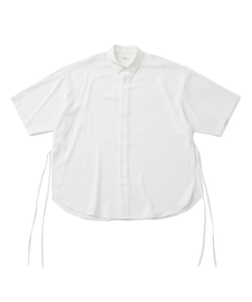 JUNRED(ジュンレッド)の「【 UNISEX 】スリットコードハーフスリーブシャツ(シャツ/ブラウス・メンズ・ホワイト/ブラック/サックスブルー・M/L/S)」の17枚目の写真