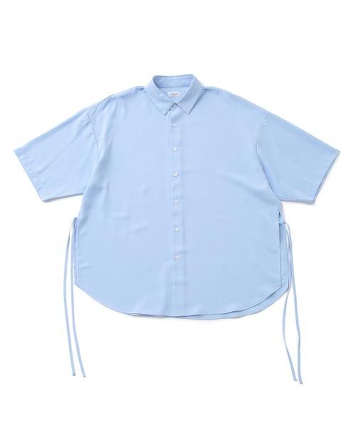 JUNRED(ジュンレッド)の「【 UNISEX 】スリットコードハーフスリーブシャツ(シャツ/ブラウス・メンズ・ホワイト/ブラック/サックスブルー・M/L/S)」の19枚目の写真