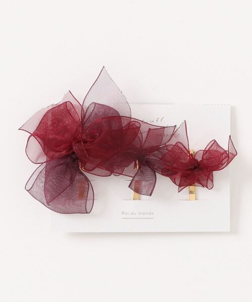 dee doo dah（ディドゥダ）の「deedoodah　リボンヘアカフ　3ピースセット/ポニーフック（ヘアピン・レディース・K/L/M/N/B/G/I/A/H/J/O/C/D/E/F・FREE）」の22枚目の写真