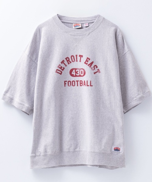 Mac-House（マックハウス）の「NUTMEG スウェットBIG TEE（Tシャツ/カットソー・メンズ・ブラック/ホワイト/ネイビー/チャコールグレー/杢グレー・L/M/XL）」の4枚目の写真