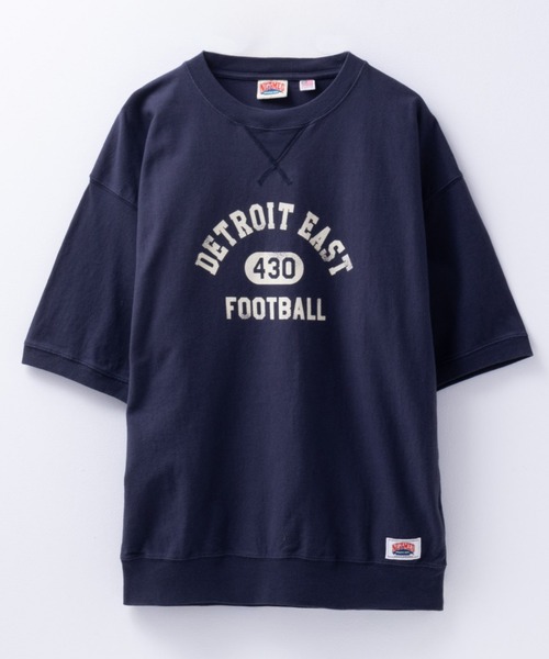 Mac-House（マックハウス）の「NUTMEG スウェットBIG TEE（Tシャツ/カットソー・メンズ・ブラック/ホワイト/ネイビー/チャコールグレー/杢グレー・L/M/XL）」の5枚目の写真