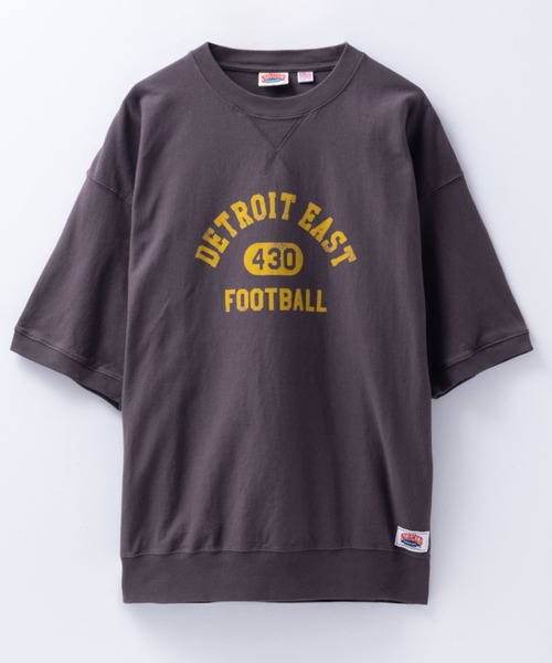 Mac-House（マックハウス）の「NUTMEG スウェットBIG TEE（Tシャツ/カットソー・メンズ・ブラック/ホワイト/ネイビー/チャコールグレー/杢グレー・L/M/XL）」の3枚目の写真