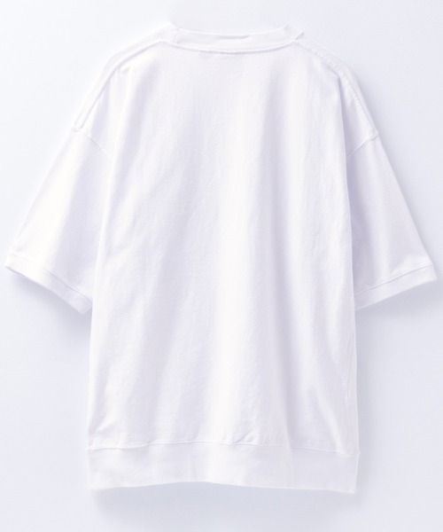 Mac-House（マックハウス）の「NUTMEG スウェットBIG TEE（Tシャツ/カットソー・メンズ・ブラック/ホワイト/ネイビー/チャコールグレー/杢グレー・L/M/XL）」の9枚目の写真