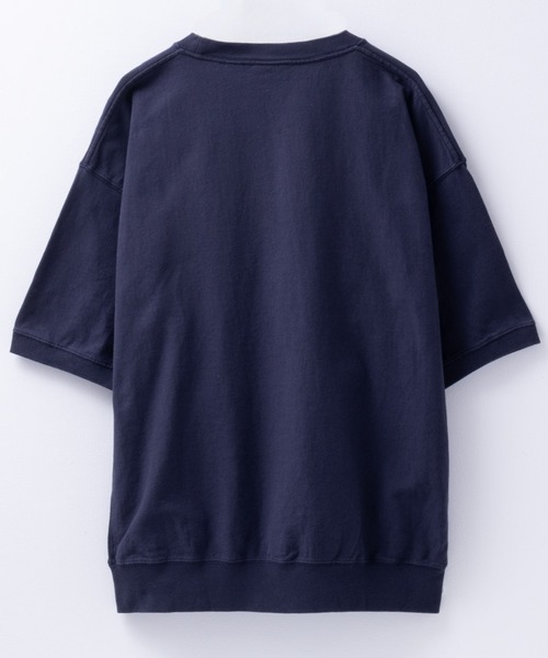 Mac-House（マックハウス）の「NUTMEG スウェットBIG TEE（Tシャツ/カットソー・メンズ・ブラック/ホワイト/ネイビー/チャコールグレー/杢グレー・L/M/XL）」の6枚目の写真