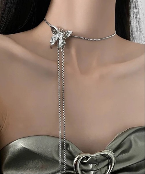 Port(ポート)の「【 Port / ポート 】 モチーフ ループタイ ネックレス(ネックレス・レディース・シルバー/シルバー系その他2/シルバー系その他・FREE)」の1枚目の写真