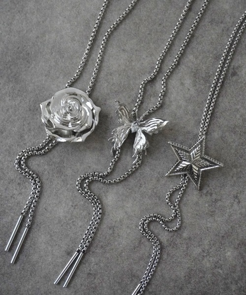 Port(ポート)の「【 Port / ポート 】 モチーフ ループタイ ネックレス(ネックレス・レディース・シルバー/シルバー系その他2/シルバー系その他・FREE)」の2枚目の写真