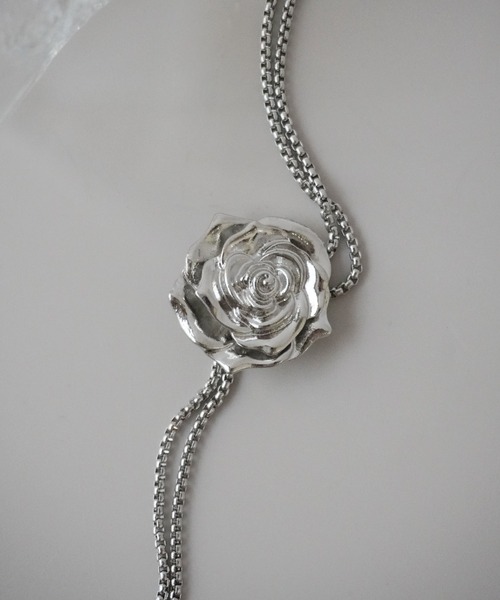 Port(ポート)の「【 Port / ポート 】 モチーフ ループタイ ネックレス(ネックレス・レディース・シルバー/シルバー系その他2/シルバー系その他・FREE)」の4枚目の写真