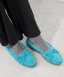 Minnetonka（ミネトンカ）の「【サイズ22cm～26cmまで】MINNETONKA（ミネトンカ） / スエードモカシンシューズ KILTY SUEDE MOC（モカシン/デッキシューズ）」