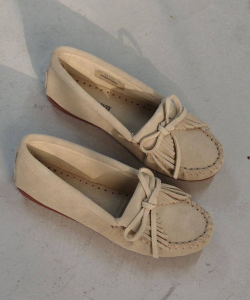 サイズ21cm～26cmまで】MINNETONKA（ミネトンカ） / スエードモカシン 