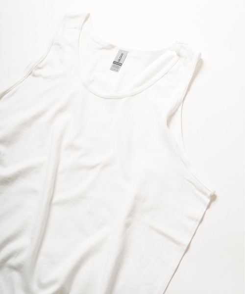 GILDAN（ギルダン）の「【GILDAN/ギルダン】ウルトラコットン　6オンス　タンクトップ(2200)　無地　ドライタッチ　ボックスシルエット（タンクトップ・メンズ・ブラック/ホワイト・SMALL/LARGE/X-LARGE/MEDIUM）」の4枚目の写真