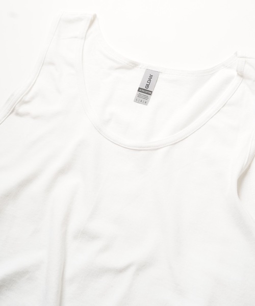 GILDAN（ギルダン）の「【GILDAN/ギルダン】ウルトラコットン　6オンス　タンクトップ(2200)　無地　ドライタッチ　ボックスシルエット（タンクトップ・メンズ・ブラック/ホワイト・SMALL/LARGE/X-LARGE/MEDIUM）」の5枚目の写真