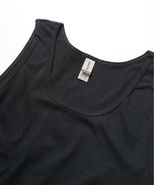 GILDAN（ギルダン）の「【GILDAN/ギルダン】ウルトラコットン　6オンス　タンクトップ(2200)　無地　ドライタッチ　ボックスシルエット（タンクトップ・メンズ・ブラック/ホワイト・SMALL/LARGE/X-LARGE/MEDIUM）」の9枚目の写真