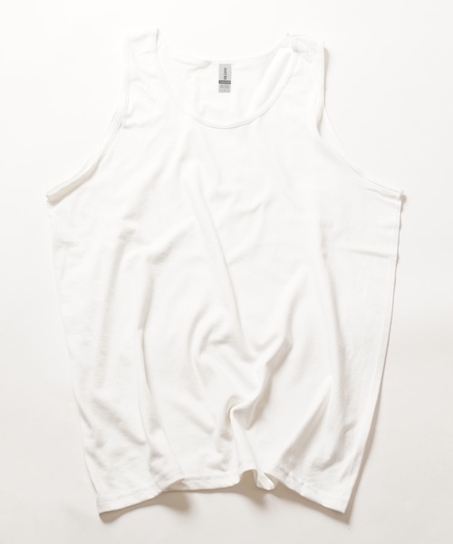 GILDAN（ギルダン）の「【GILDAN/ギルダン】ウルトラコットン　6オンス　タンクトップ(2200)　無地　ドライタッチ　ボックスシルエット（タンクトップ・メンズ・ブラック/ホワイト・SMALL/LARGE/X-LARGE/MEDIUM）」の3枚目の写真