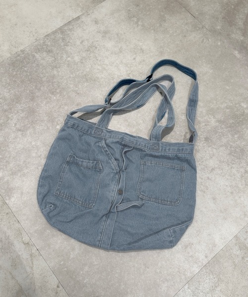kutir（クティール）の「デニムトートバッグ（トートバッグ・レディース・ライトインディゴブルー/インディゴブルー・FREE）」の6枚目の写真