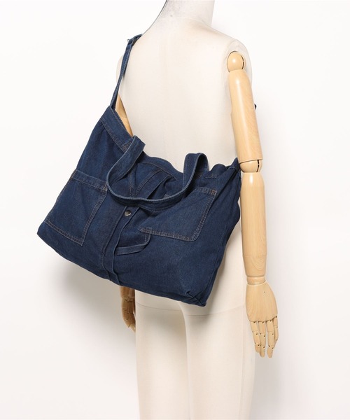 kutir（クティール）の「デニムトートバッグ（トートバッグ・レディース・ライトインディゴブルー/インディゴブルー・FREE）」の11枚目の写真