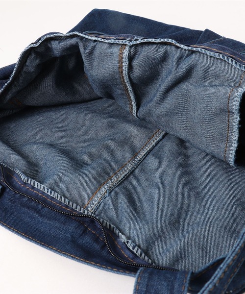 kutir（クティール）の「デニムトートバッグ（トートバッグ・レディース・ライトインディゴブルー/インディゴブルー・FREE）」の13枚目の写真