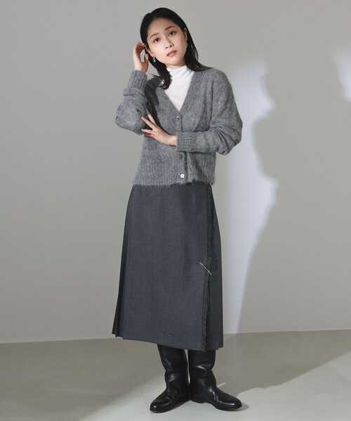 O'NEIL of DUBLIN(オニールオブダブリン)の「【別注】O’NEIL OF DUBLIN / ウール イージー レギュラー キルトスカート(スカート・レディース・ブルー/グレー・12/10/8)」の3枚目の写真