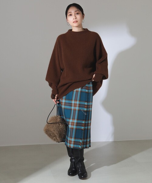 O'NEIL of DUBLIN(オニールオブダブリン)の「【別注】O’NEIL OF DUBLIN / ウール イージー レギュラー キルトスカート(スカート・レディース・ブルー/グレー・12/10/8)」の9枚目の写真