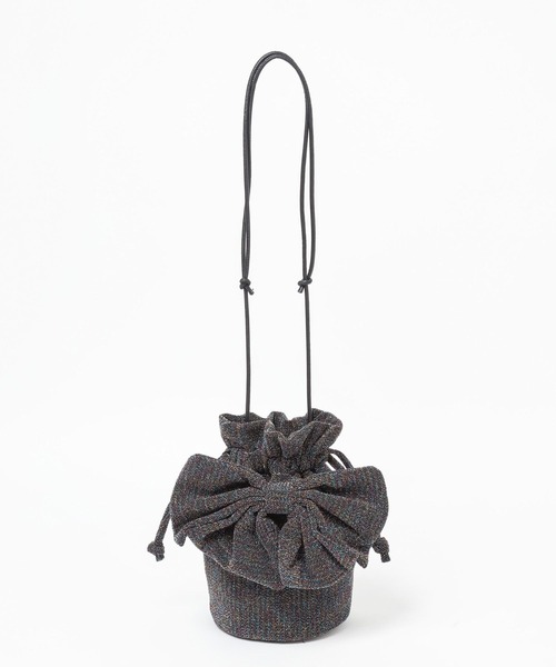 tiny tiny（ティニーティニー）の「リボン2WAYショルダーバッグ[tiny tiny(ティニーティニー)]（ショルダーバッグ・レディース・キャメル/シルバー/ブラック・0）」の7枚目の写真