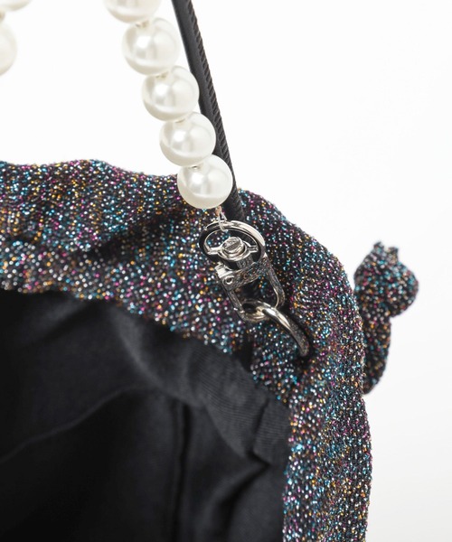 tiny tiny（ティニーティニー）の「リボン2WAYショルダーバッグ[tiny tiny(ティニーティニー)]（ショルダーバッグ・レディース・キャメル/シルバー/ブラック・0）」の18枚目の写真