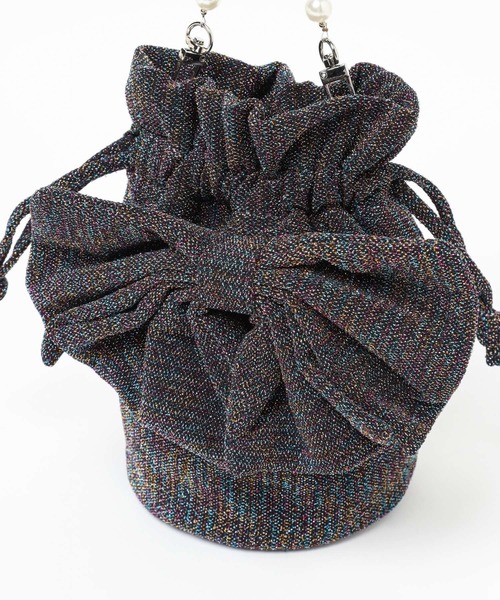 tiny tiny（ティニーティニー）の「リボン2WAYショルダーバッグ[tiny tiny(ティニーティニー)]（ショルダーバッグ・レディース・キャメル/シルバー/ブラック・0）」の19枚目の写真