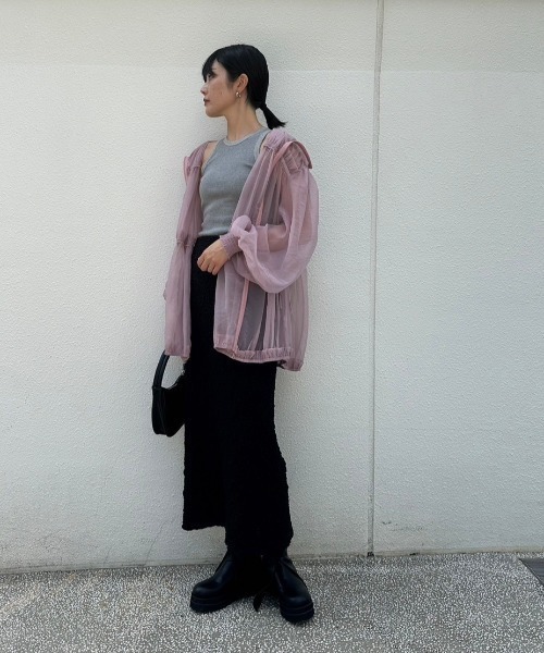 AMAIL(アマイル)の「Jaefun patin tank(タンクトップ・レディース・ホワイト/ブラック/グレー/ブルー・FREE)」の8枚目の写真