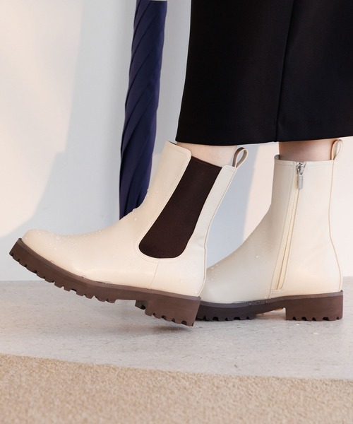 【未使用】卑弥呼　HIMIKO ヒミコ　レインブーツ　サイドゴア　完全防水　黒 ヒミコ 卑弥呼 【完全防水】レインブーツ/624401 （ブラック