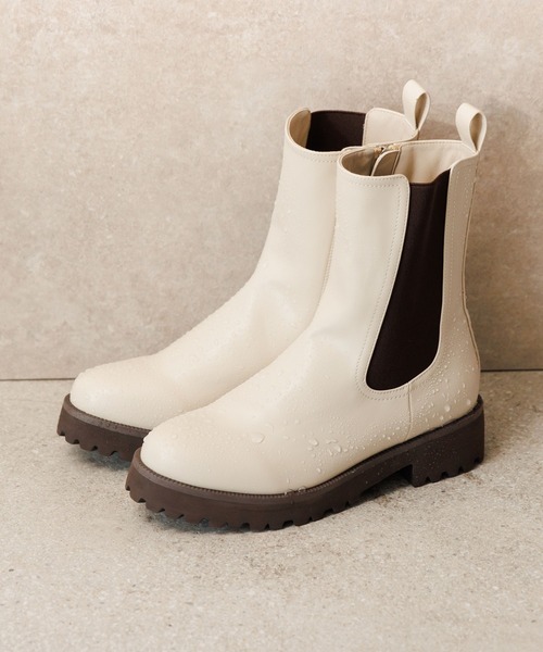 HIMIKO】【耐水】サイドゴアレインブーツ/644402（レインシューズ