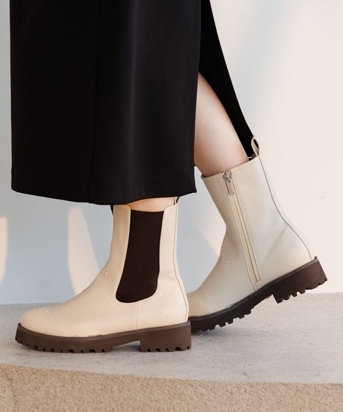 HIMIKO】【耐水】サイドゴアレインブーツ/644402（レインシューズ