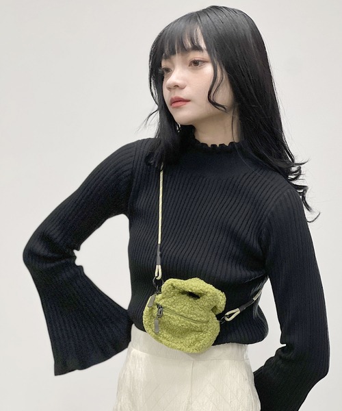 【S’AIME】ふわもこショルダーバッグ2way ふわもこ2wayボアミニショルダーバッグ（ショルダーバッグ