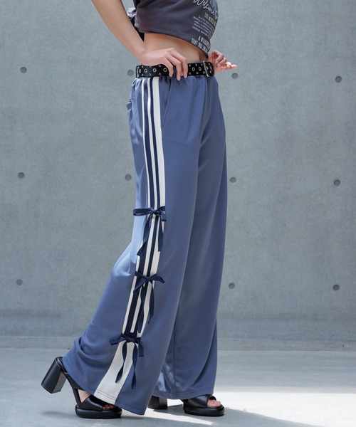 PAGEBOY（ページボーイ）の「リボントラックパンツ（その他パンツ・レディース・ブラック/ブラウン/グレイッシュブルー/ピンク/チャコールグレー・FREE）」の22枚目の写真