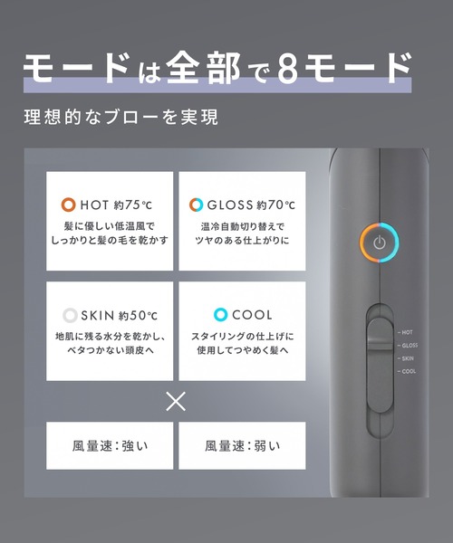 セール】SALONIA サロニア スムースシャインドライヤー 大風量 速乾
