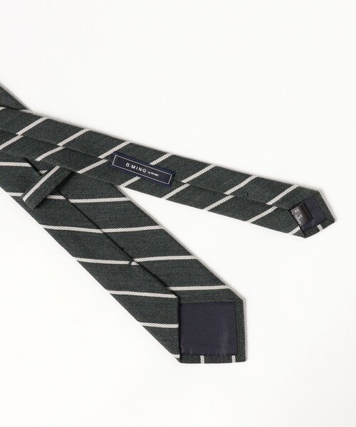 B:MING by BEAMS（ビーミングバイビームス）の「ウールシルク ストライプ ネクタイ 24AW（ネクタイ・メンズ・グレー/ブラウン/ダークブラウン/グリーン/ダークグリーン/ブルー/ブルー系その他4/ネイビー・ONE SIZE）」の16枚目の写真