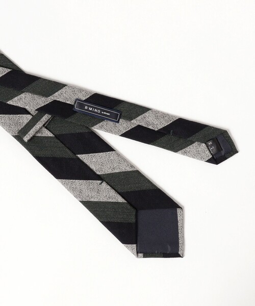 B:MING by BEAMS（ビーミングバイビームス）の「ウールシルク ストライプ ネクタイ 24AW（ネクタイ・メンズ・グレー/ブラウン/ダークブラウン/グリーン/ダークグリーン/ブルー/ブルー系その他4/ネイビー・ONE SIZE）」の18枚目の写真
