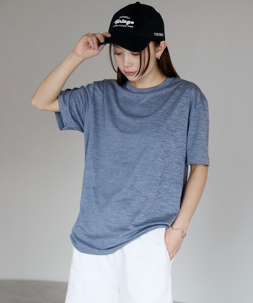 etre pret(エトレプレ)の「汗臭・生乾き臭をブロック!4.3オンス 抗菌防臭ドライTシャツ【ユニセックス】(Tシャツ/カットソー・レディース・ブラック/カーキ/ホワイト/グリーン/ネイビー/パープル/イエロー/バーガンディー/ネイビー系/チャコールグレー/ライトブルー/ライトグレー・SMALL/MEDIUM/LARGE/X-LARGE/XX-LARGE/X-SMALL/XXL/XS/XL/L/M/S)」の1枚目の写真