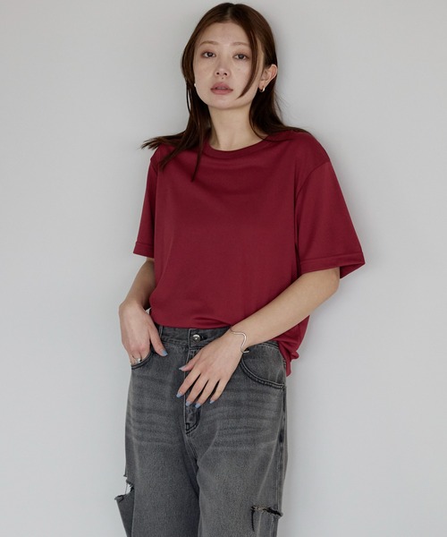 etre pret(エトレプレ)の「汗臭・生乾き臭をブロック!4.3オンス 抗菌防臭ドライTシャツ【ユニセックス】(Tシャツ/カットソー・レディース・ブラック/カーキ/ホワイト/グリーン/ネイビー/パープル/イエロー/バーガンディー/ネイビー系/チャコールグレー/ライトブルー/ライトグレー・SMALL/MEDIUM/LARGE/X-LARGE/XX-LARGE/X-SMALL/XXL/XS/XL/L/M/S)」の12枚目の写真